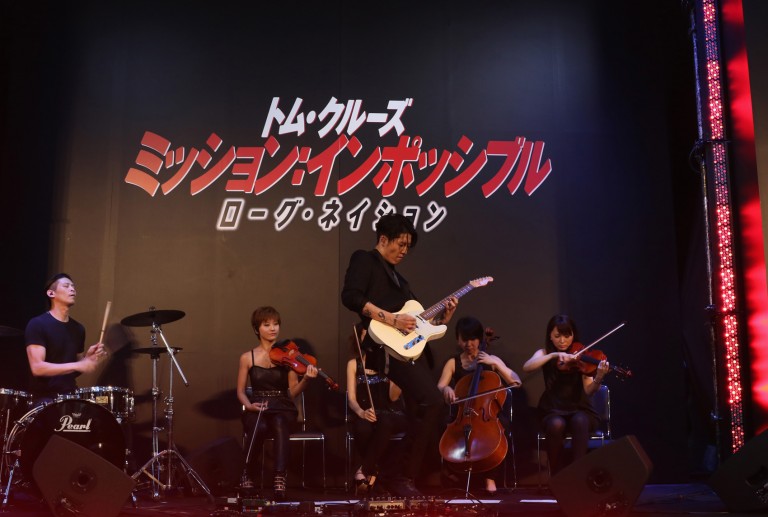 Miyavi Performs @ Japan Premiere MISSION IMPOSSIBLE – ROGUE NATION