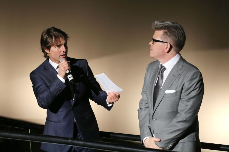 Tom Cruise & Christopher McQuarrie @ NY Premiere MISSION IMPOSSIBLE – ROGUE NATION